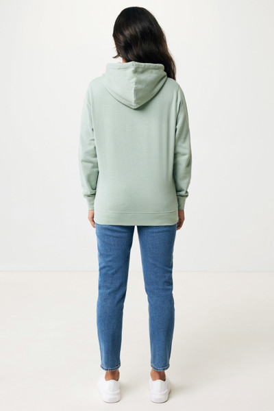 Lehká mikina s kapucí Iqoniq Rila z recykl. bavlny - Iceberg Green / XL