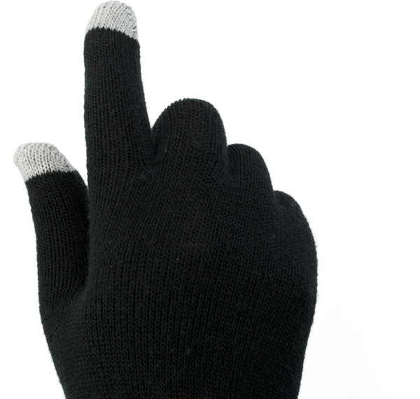 Gants munis de 3 embouts Elena - Black