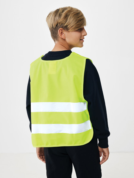 XD - GRS recycled PET high-visibility safety vest 7-12 years