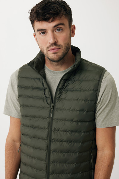 Iqoniq Meru moški telovnik, recikliran poliester - Khaki / 2XL