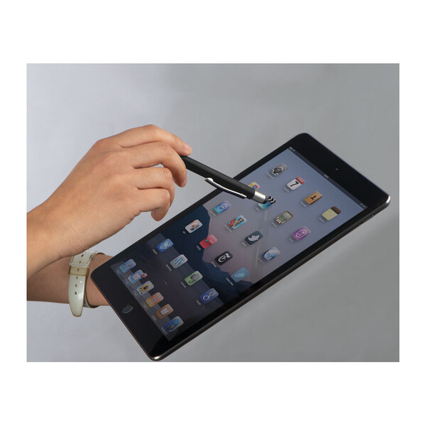 Metal Ballpoint Pen with Touch Pen Rio - Black
