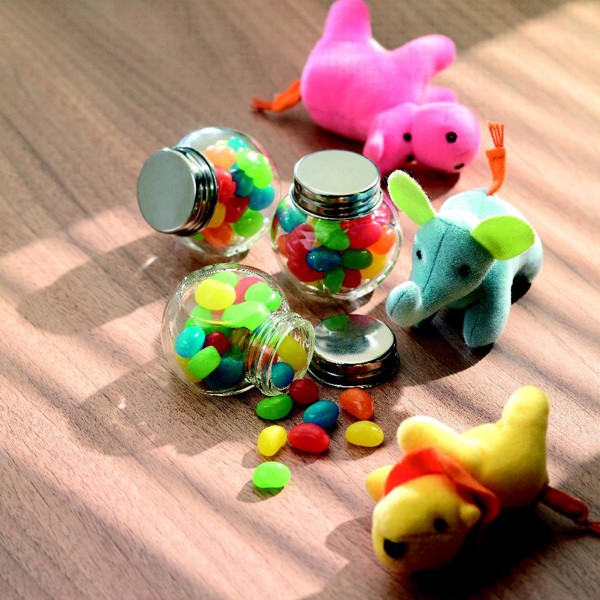 Glass jar with jelly beans     KC7103 Beandy