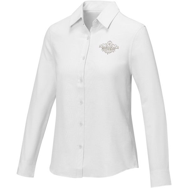 Chemise à manches longues Pollux pour femme - Blanc / XS