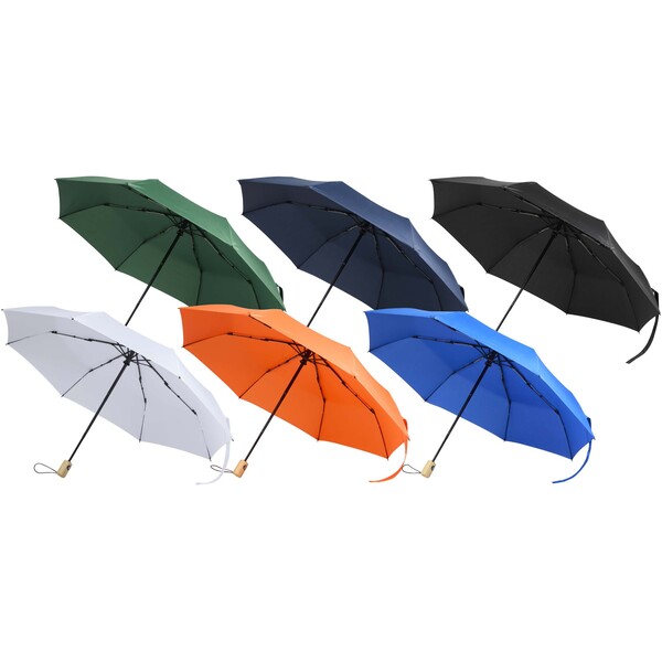 Renee 23” foldable auto open & close umbrella - White