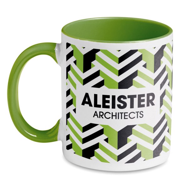 Sublimcoly ceramic mug, 300 ml - Green