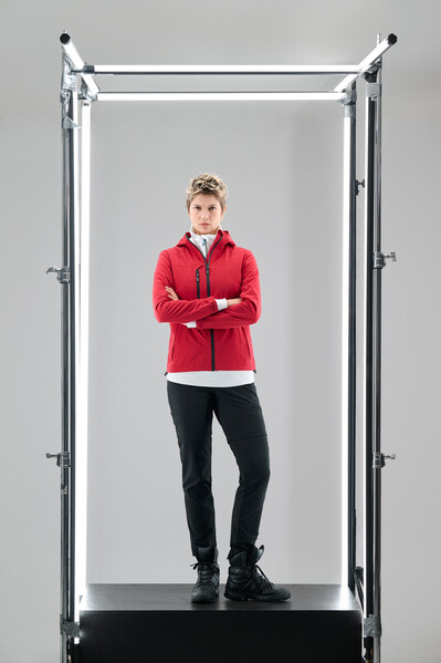 Printer Hiker Jacket Lady White XL