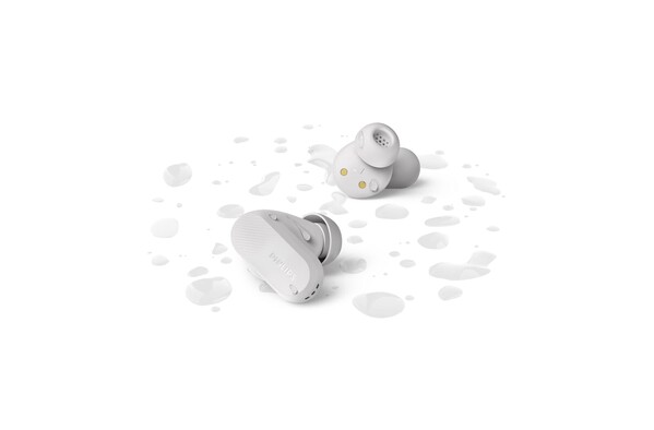 Philips TAT3509 Noise Cancelling-høretelefoner, 24 timers spilletid. - Hvid