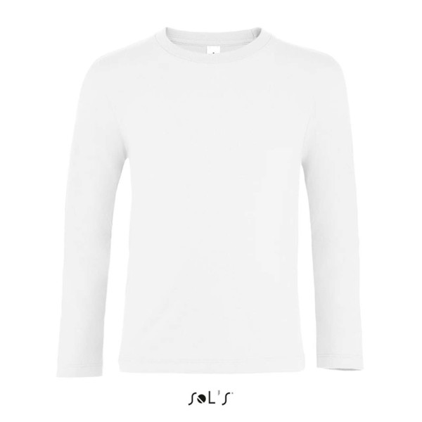 Sol's Imperial Lsl Kids' - Long Sleeve T-Shirt - White / 12A