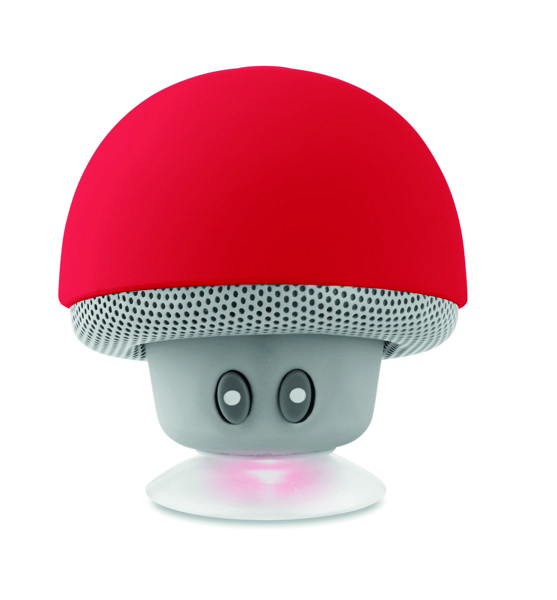 Mushroom 3W wireless speaker - Red