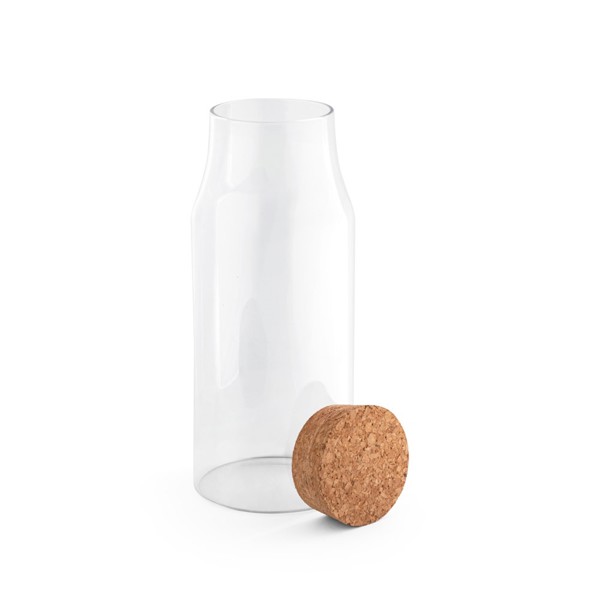 Garrafa em vidro com tampa em cortiça 800 mL - JASMIN 800