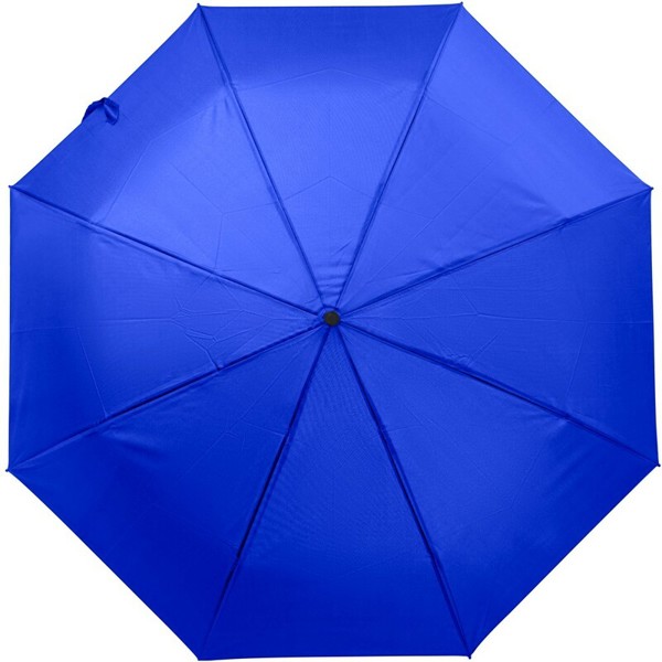 RPET manual umbrella, foldable - light blue