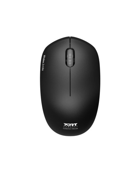 PORT CONNECT Wireless COLLECTION, bezdrôtová myš, USB-A dongle, 2.4Ghz, 1600DPI