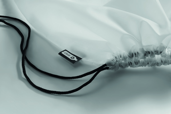 Shooppet torba z vrvico RPET 190T, 40x36cm - Bela