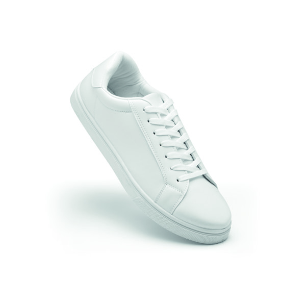 Baskets en PU taille 46 Blancos