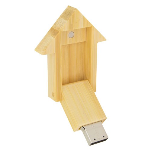 USB MAISON EN BAMBOU 32GB "RESIDENT"