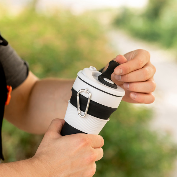 350 ml Flexi Silicone mug - Black