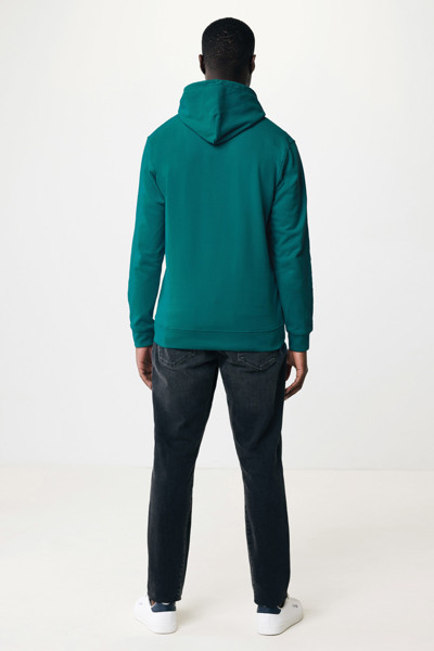 Sweat à capuche en coton recyclé Iqoniq Jasper - Verdigris / XXL
