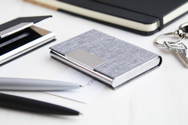 Business Card Holder Merpet - Grey