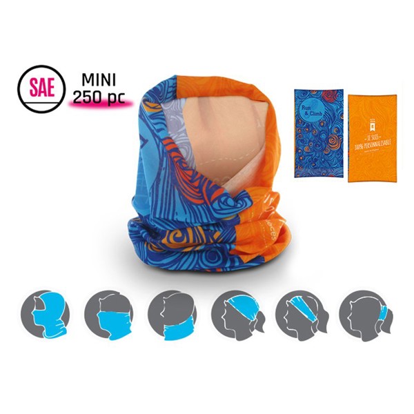 TOUR DE COU MULTIFONCTION MICROFIBRE - Echantillon
