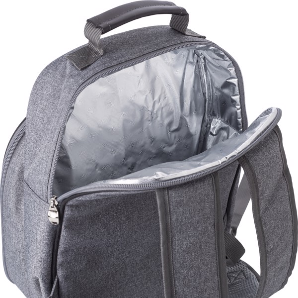 Sac à dos pique-nique en polycanvas Jolie - Grey