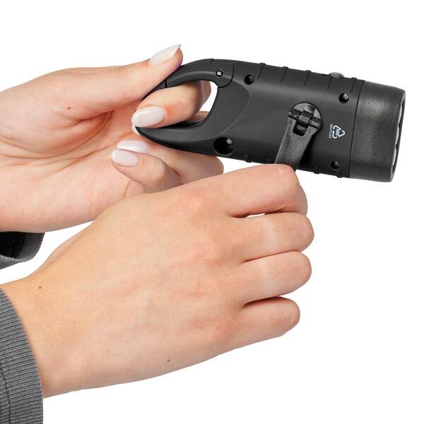 Solar torch Kano | Recycled - black