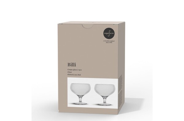 Billi coupe glass set of 2