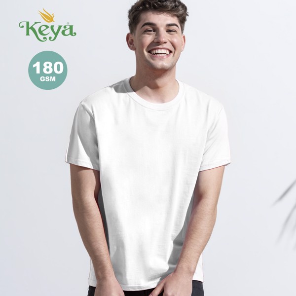 Camiseta Adulto Blanca "keya" MC180-OE - Blanco / XL