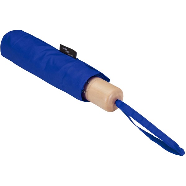 Parapluie pliable 21" RPET Dane - Bleu royal