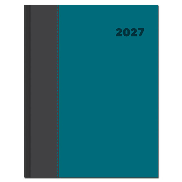 Manager diár A4 DOLCETTO sivo tyrkysový 2027