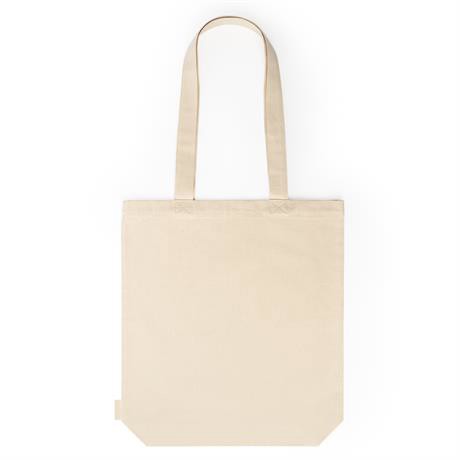 Bolsa de algodón orgánico personalizada con fuelle 280 g/m²