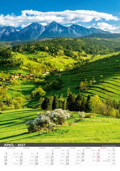 Kalendár Tatry