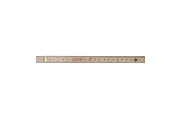 Règle pliante en bois 2m premium, naturel