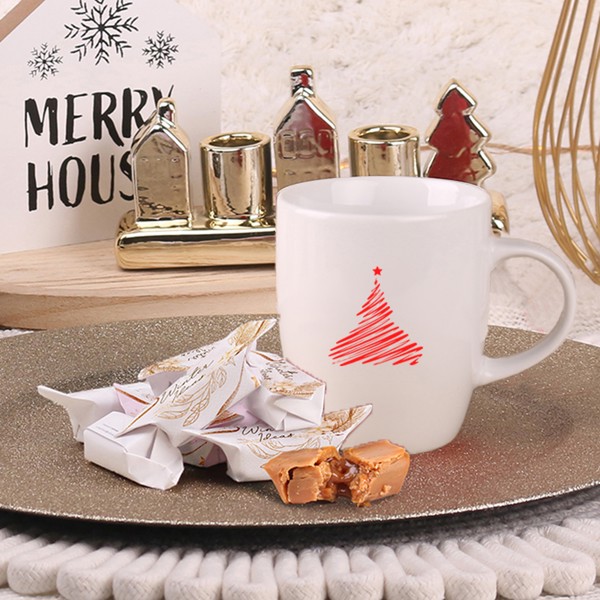 Mini Specta gift set, ceramic cup, 94 mm height - White
