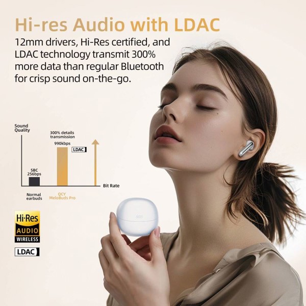 QCY HT08 wireless headphones