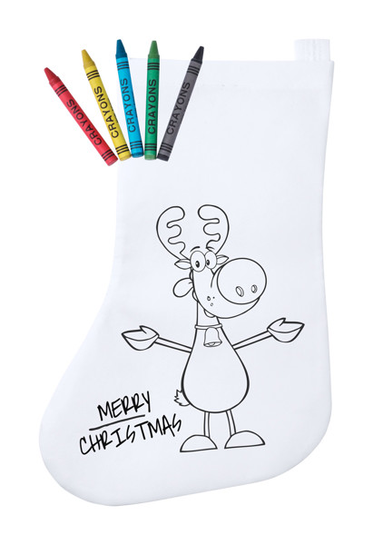 Colouring Christmas Stocking Plicom