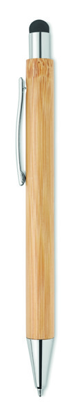 Bamboo stylus pen blue ink Bayba