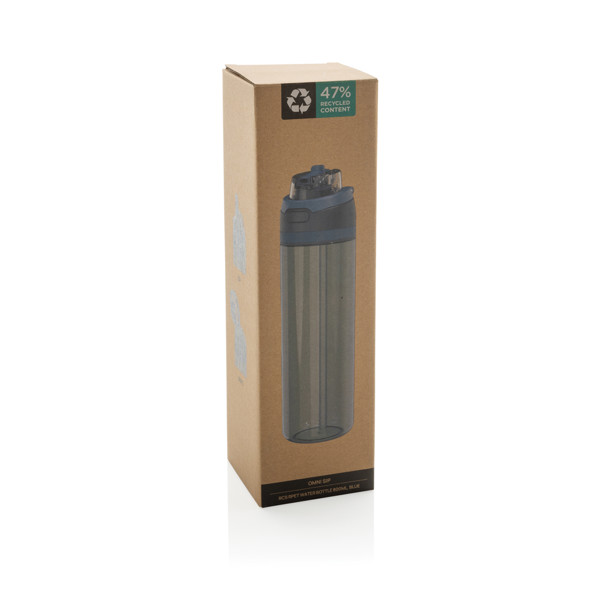 Bouteille 800 ml en rPET RCS Omni sip - Bleu