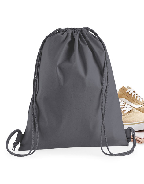 Premium Cotton Gymsac - White / ONE SIZE