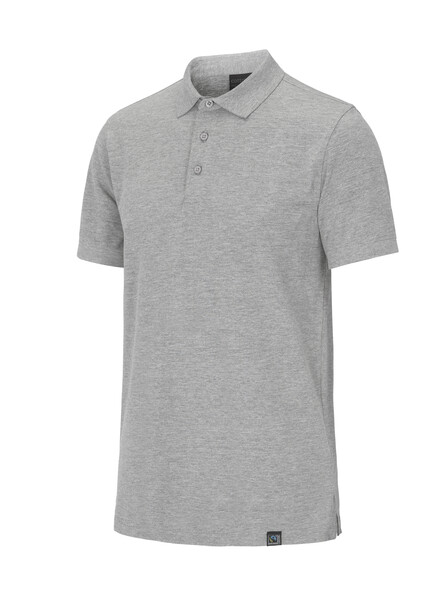 Cottover Gots Stretch Piqué Grey mel XXL