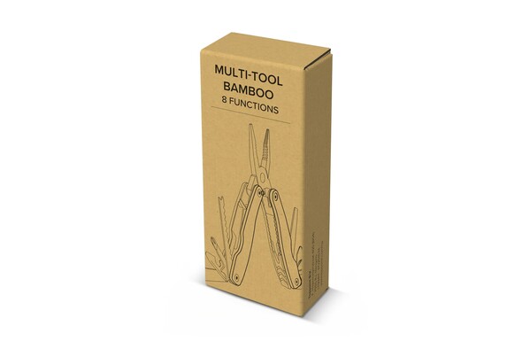 Multi-outils en bambou 8 fonctions