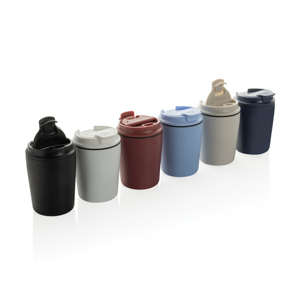 Tasse à café 220ml dans une boite cylindrique Pico Barista - Bleu Marine