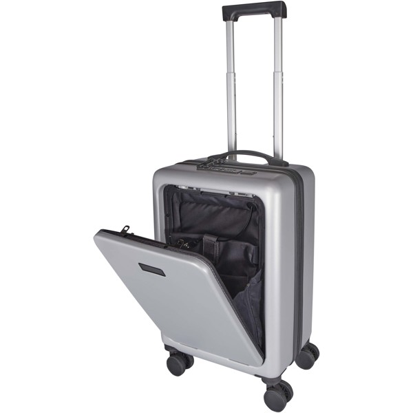 Valise cabine Rover Pro de 20" et 40L recyclée GRS - Argent
