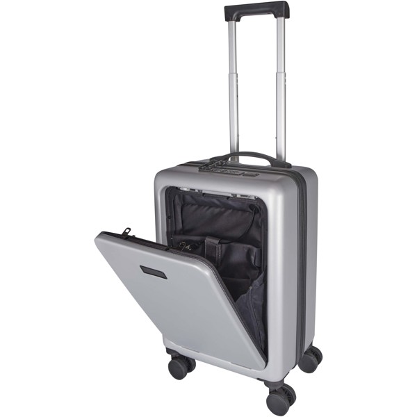 Rover Pro 20" Kabinentrolley aus recyceltem GRS-Material 40 L - silber