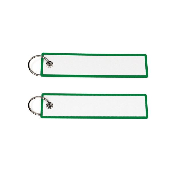Etichette in full color - Colore pieno / Verde classico / 13x3cm