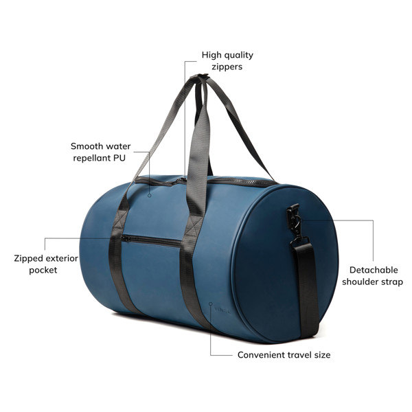 VINGA Sac de sport Baltimore RCS - Bleu Marine