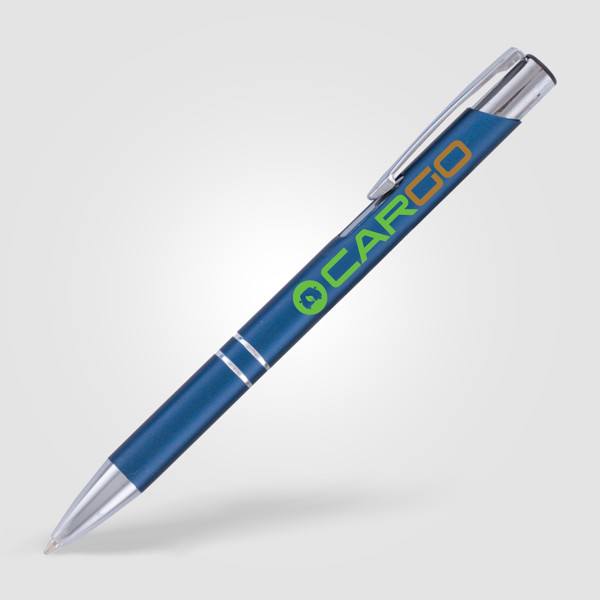 Crosby Matte Stylo - Bleu marine / Jet d’encre 4 couleurs