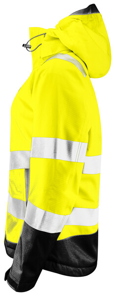 6449 PADDED JACKET  HI VIZ Yellow/Black 3XL