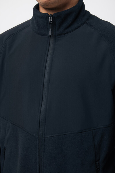 Polaire à zip en polyester recyclé IQONIQ Talung - Noir / XS