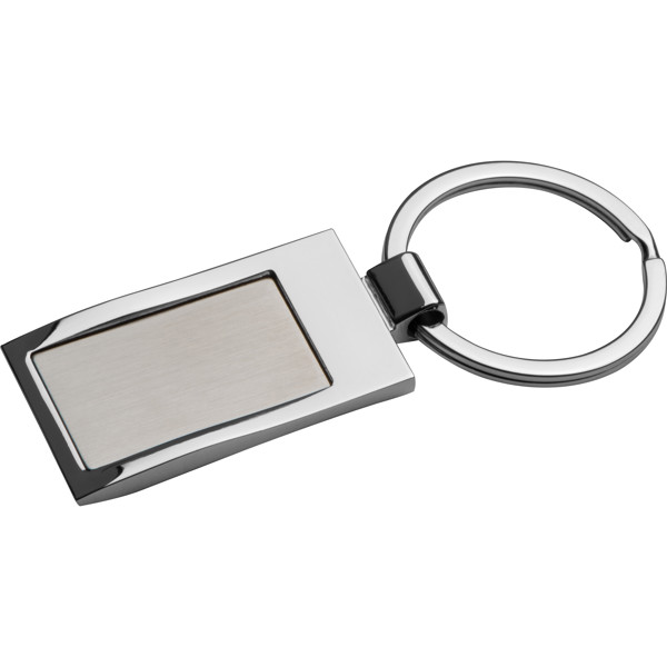 Metal keyring NAOMI - Silvergrey
