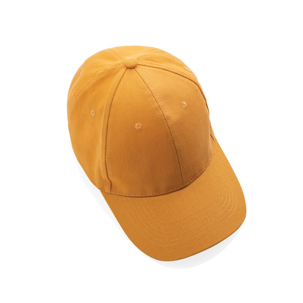 6 dílná kšiltovka Impact z 280g recyklované bavlny AWARE™ - Sundial Orange
